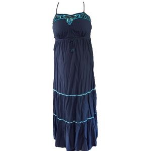 Long tall Sally blue sequin embellished maxi dress